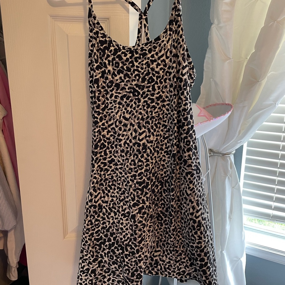 Outdoor Voices Exercise Dress Cheetah Print